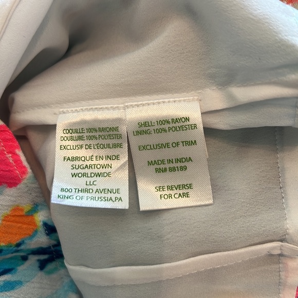 Lilly Pulitzer Bellamie Dress Serene Blue Tippy Top - Picture 7 of 7